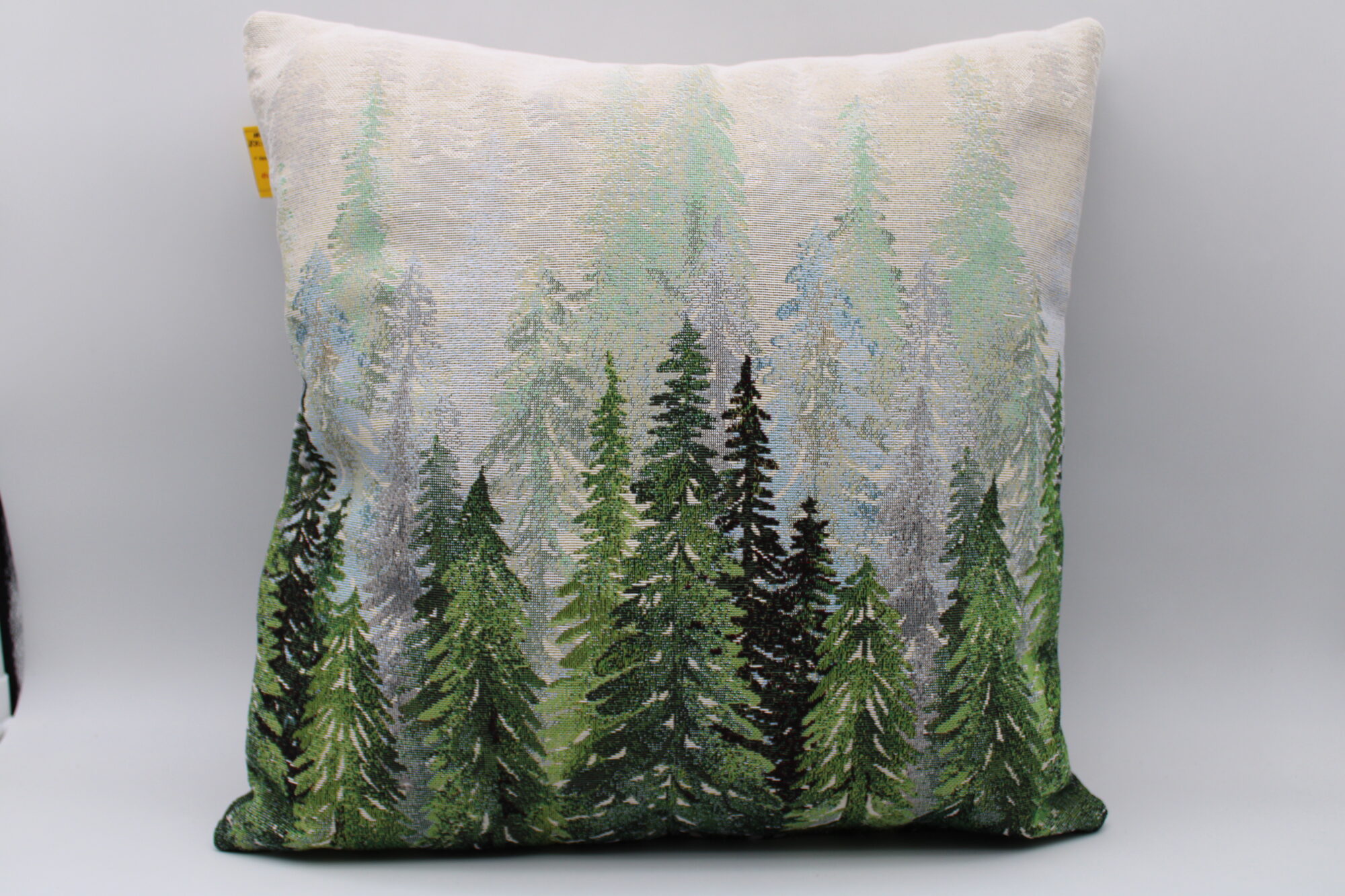 Housse De Coussin Jacquard Sapin La Corde Linge Vosges