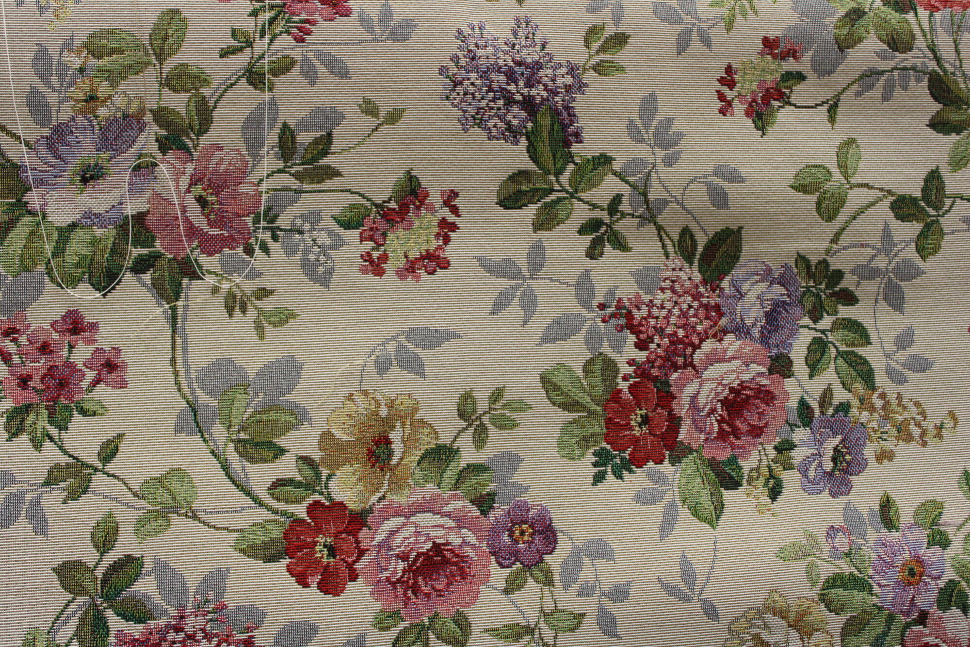 Tissu Jacquard Romantique En Cm La Corde Linge Vosges