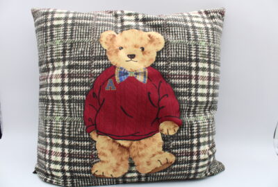 Coussin 45cm x 45cm Ours brun