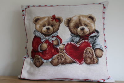 Housse de coussin jacquard 45cm x 45cm