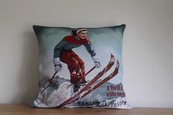 Housse de coussin jacquard 45cm x 45cm – Image 2
