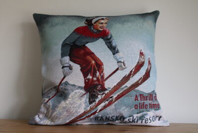 Housse de coussin jacquard 45cm x 45cm