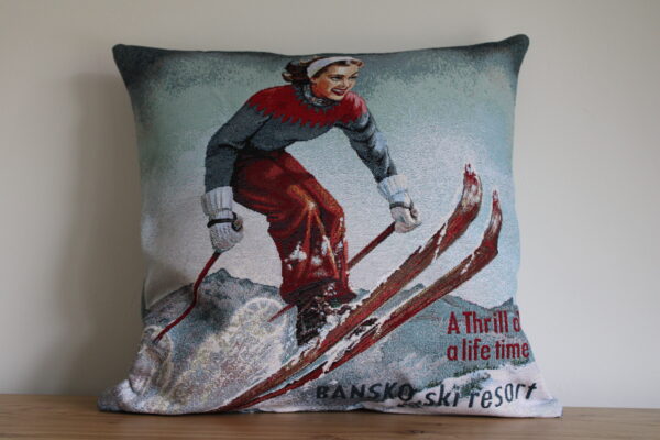 Housse de coussin jacquard 45cm x 45cm