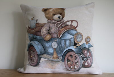 Housse de coussin jacquard 45cm x 45cm
