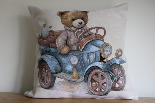 Housse de coussin jacquard 45cm x 45cm