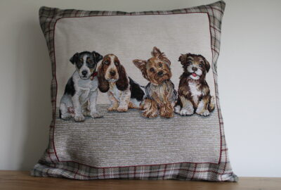 Housse de coussin jacquard 45cm x 45cm