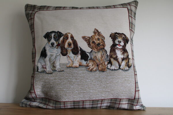 Housse de coussin jacquard 45cm x 45cm