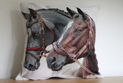 Housse de coussin jacquard 45cm x 45cm