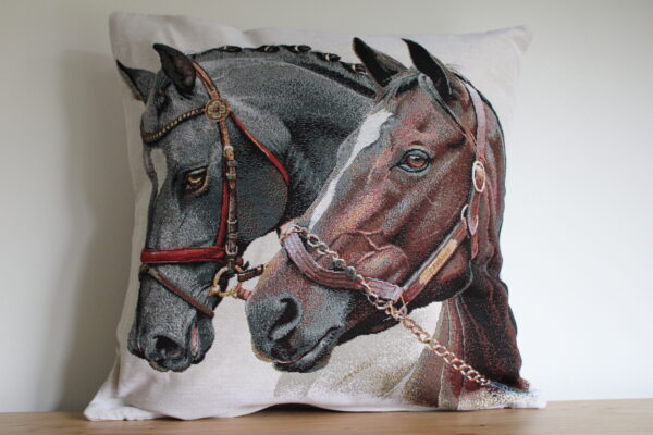 Housse de coussin jacquard 45cm x 45cm