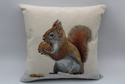 Coussin jacquard Ecureuil 45cm x 45cm