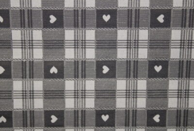 Tissu jacquard Vercors gris en 280cm