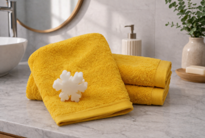 Eponge unie Safran 580gr/m2