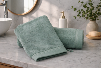 Eponge unie Céladon 580gr/m2