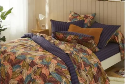 Linge de lit percale Audacieuse par Sylvie Thiriez
