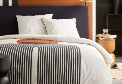 Housse de couette 240x220 + 2 taies art déco