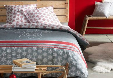 Housse de couette 240x220 + 2 taies Cerf