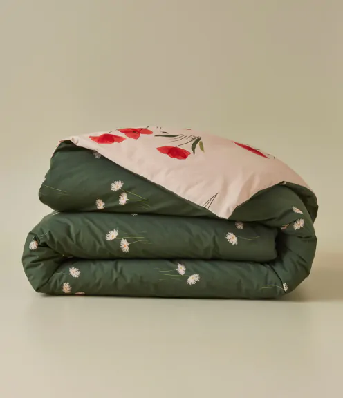 La corde à Linge - L'esprit montagne - voilages rideaux bain linge de maison Vosges Gérardmer Housse de couette un air de prairie percale de coton – Image 4