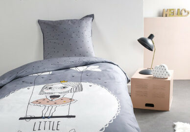 Housse de couette 140cm x 200cm + 1 taie Princesse