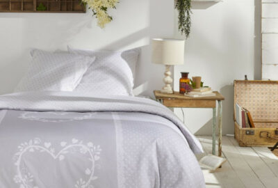 Housse de couette 260x240 + 2 taies Charme