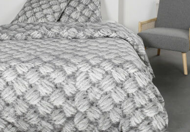 Housse de couette 240x220 + 2 taies Flanelle