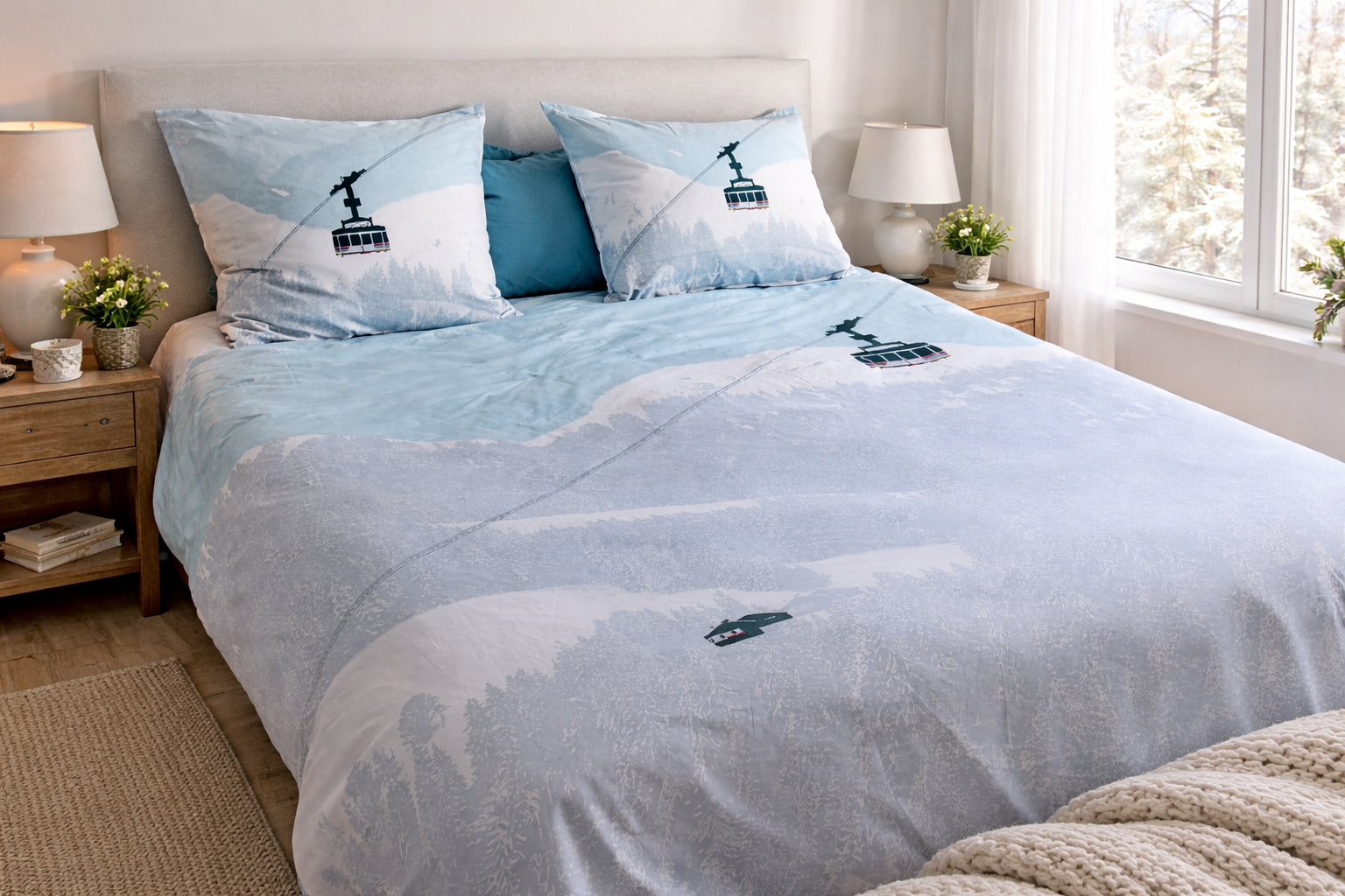 La corde à Linge - L'esprit montagne - voilages rideaux bain linge de maison Vosges Gérardmer Vallée par l'Esprit Montagne