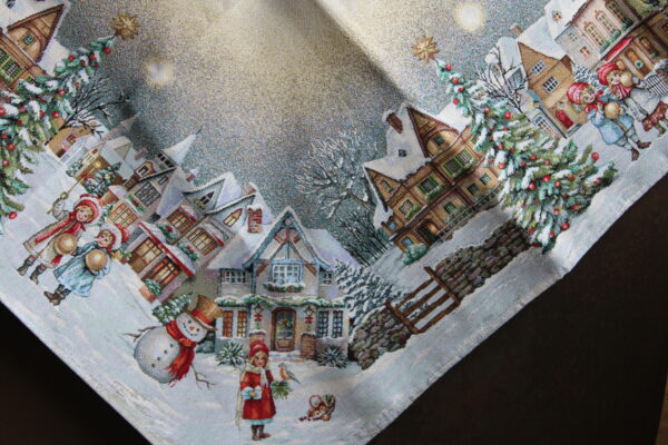 Nappe 100cm x 100cm  Lueurs de Noël – Image 3