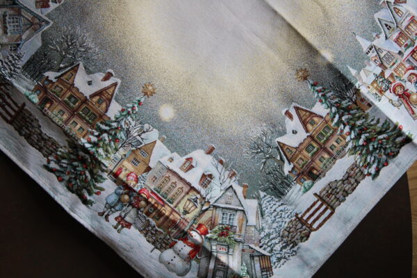 Nappe 100cm x 100cm  Lueurs de Noël – Image 2