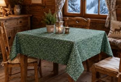 Nappe jacquard Mille étoiles