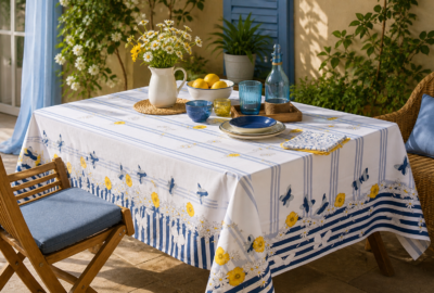 Nappe 170cm x 250cm Saint Tropez Bleu