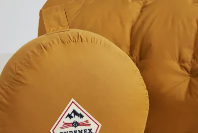 Plaid Caresse Pyrenex Ocre