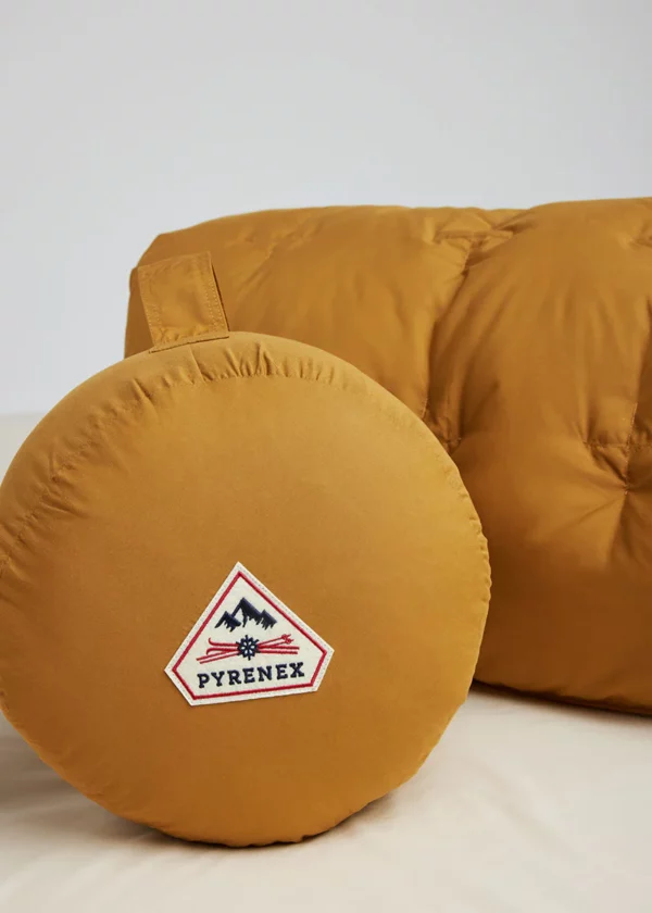Plaid Caresse Pyrenex Ocre