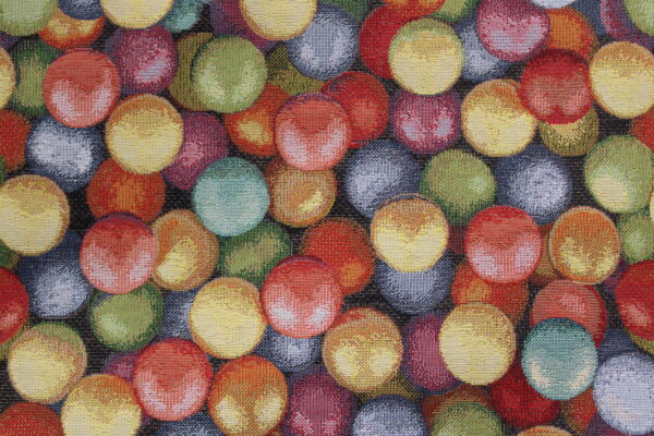 Tissu jacquard Smarties en 280cm de largeur