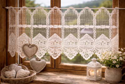Brise bise - Voilage macramé Au chalet