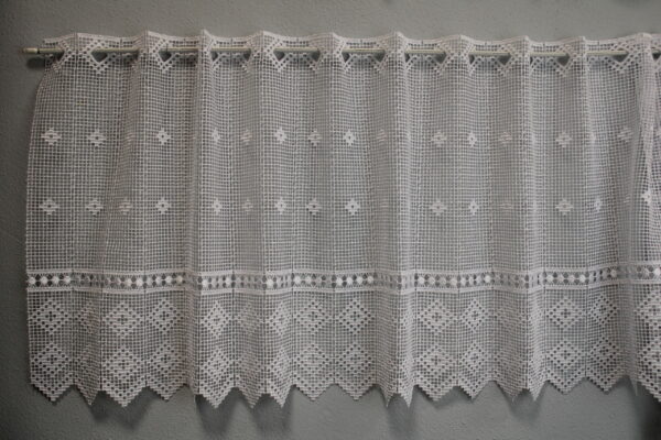Brise-bise macramé blanc Athènes
