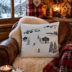 Coussin chalet déhoussable 45cm x 45cm