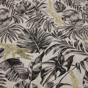 Tissu lin jungle