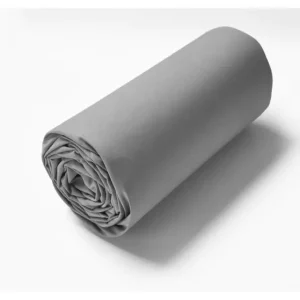 Drap-housse pour lit articulé TPR en coton coloris Alu