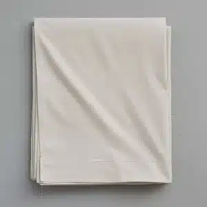 Drap en percale beige pashmina Sylvie Thiriez