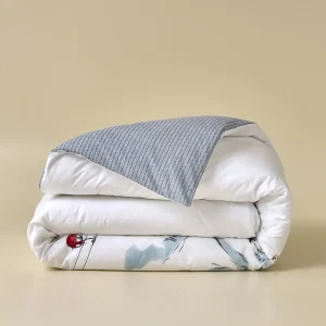 Housse de couette imprimée Rendez-vous au sommet Sylvie Thiriez