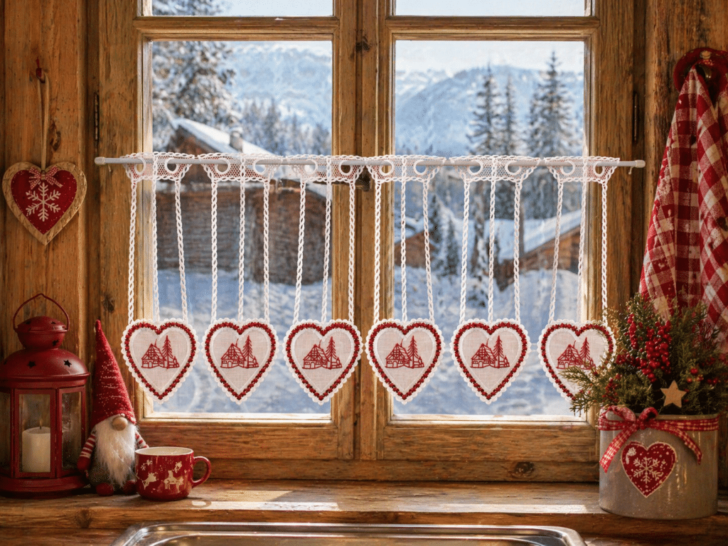 Brise-bise Morzine chalet rouge