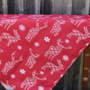 Nappe jacquard Les Cerfs — vue d’ensemble