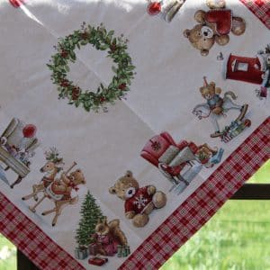 Nappe jacquard Ourson — vue d’ensemble