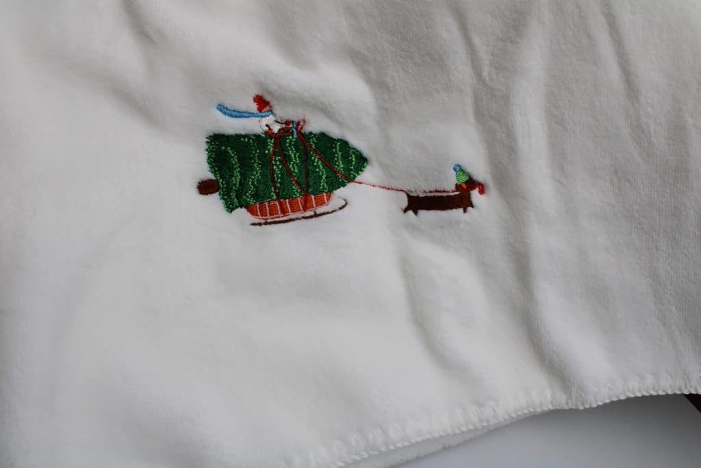 Plaid enfant Saucisse en polaire – vue d’ensemble